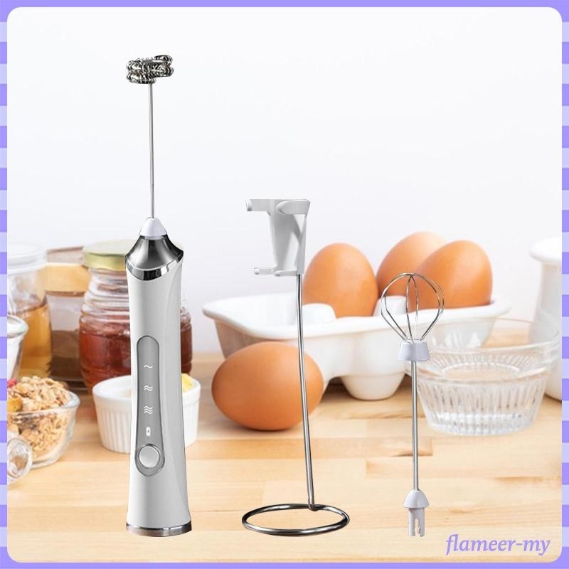 [FlameerMY] Milk Frother Drink Mixer for Hot Chocolate Macchiato Drinks Mix