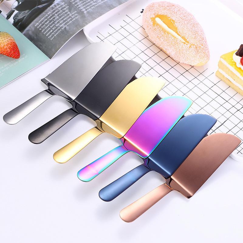 Stainless Steel Cake Shovel, Golden Illusion Pizza, Kitchen Baking Supplies