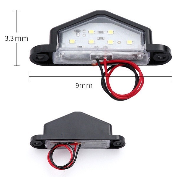 Reliable Must 12V 24V 6 LED license plate light ground signal indicator car general Premium - Image 3