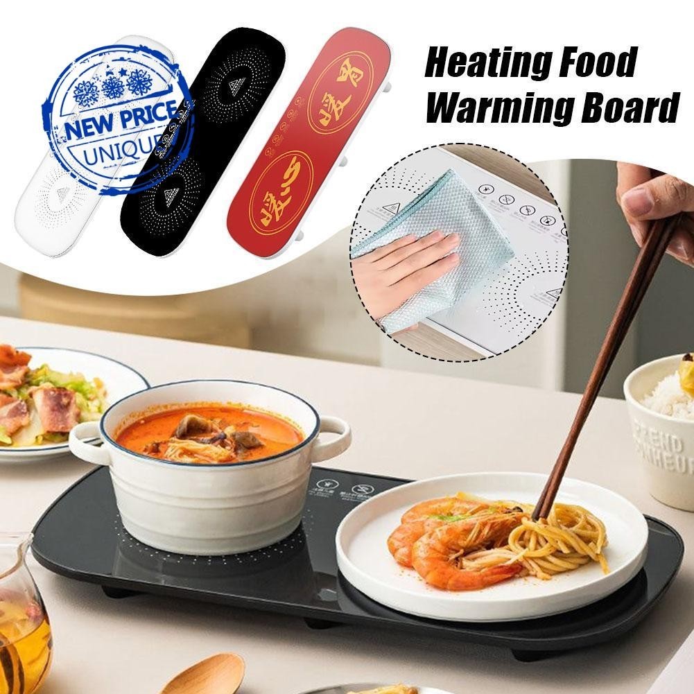 Electric Food Warmer Tray Foldable And Fast Heating Adjustable Temperature Control Equipped With Heating Plate 