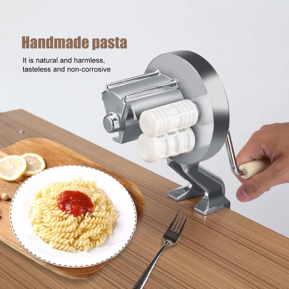 【Ship From klang】Handmade Spaghetti Pasta Maker Cutter Aluminum Alloy Fettuccine Noodle Press Making Machine