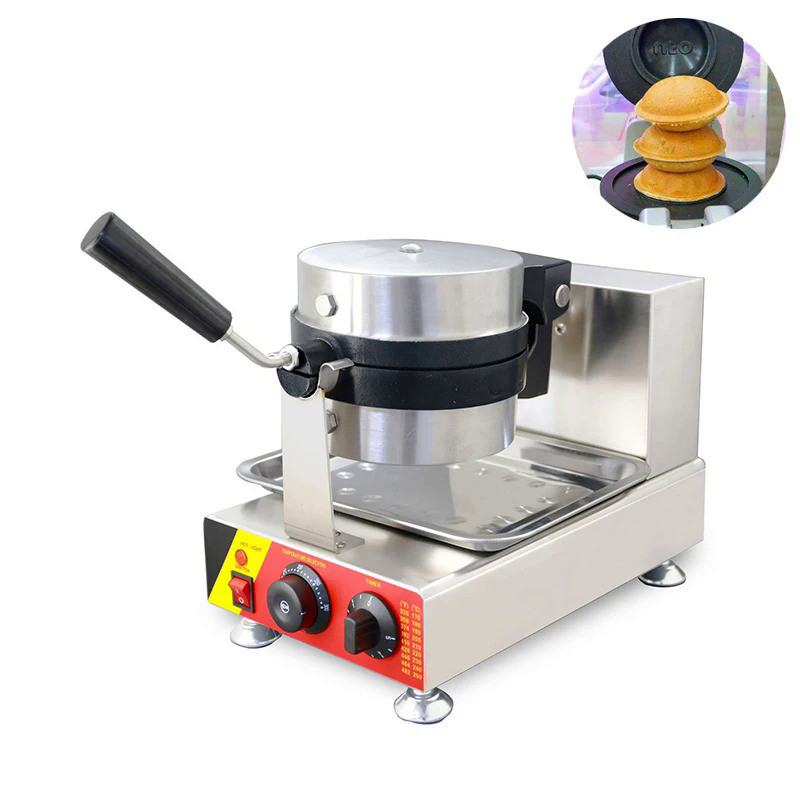 Commercial Ice Cream Waffle Hamburg Maker UFO Burger Grill Gelato Panini Press Making Machines Burger Snacks Machine