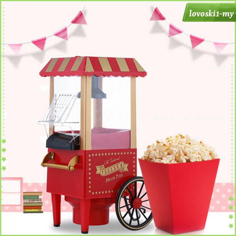 [LovoskibcMY] Home Small Popcorn Maker Retro Machine For Kids EU Plug