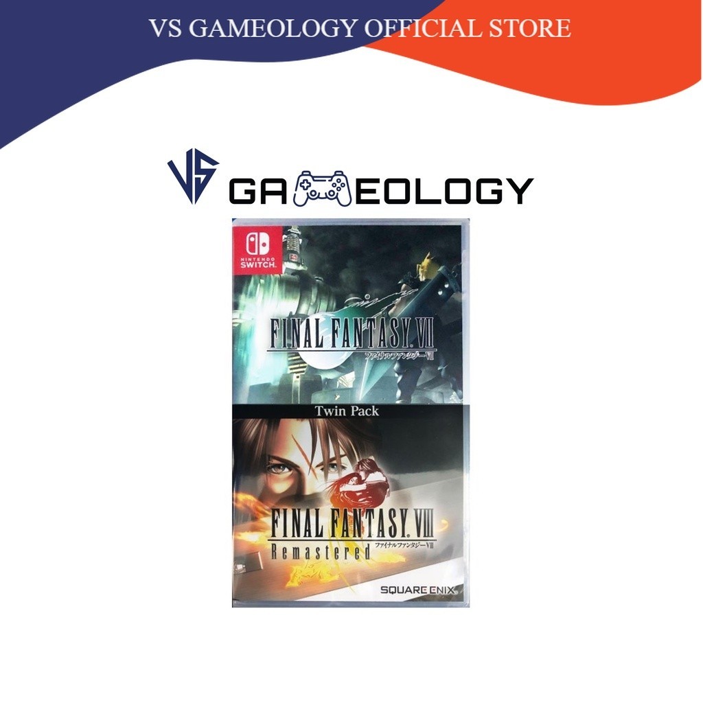 (READY STOCKS) NSW Nintendo Switch Final Fantasy 7 & 8 Remastered Twin Pack - FF VII & VIII