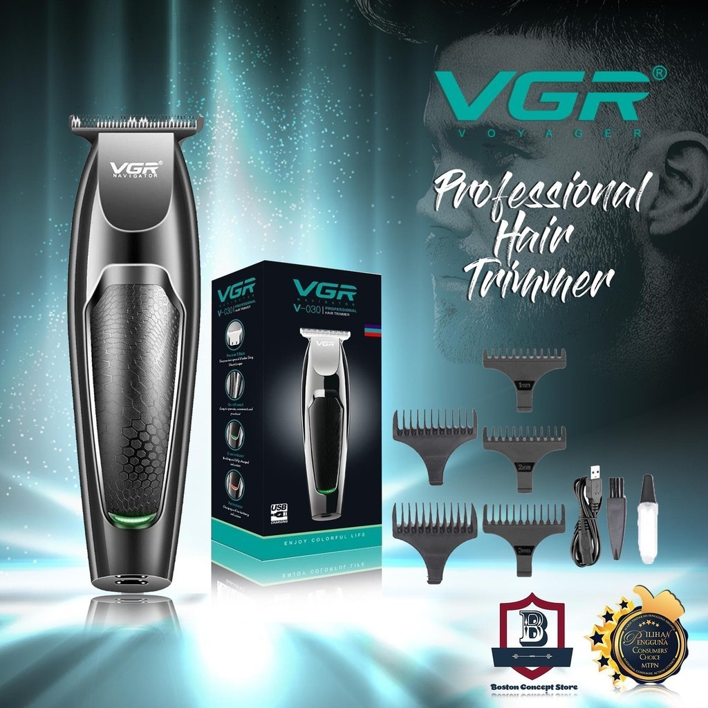 VGR V-030 6 in 1 Rechargeable Men Hair Shaver Hair Clipper Hair Trimmer Tool V030