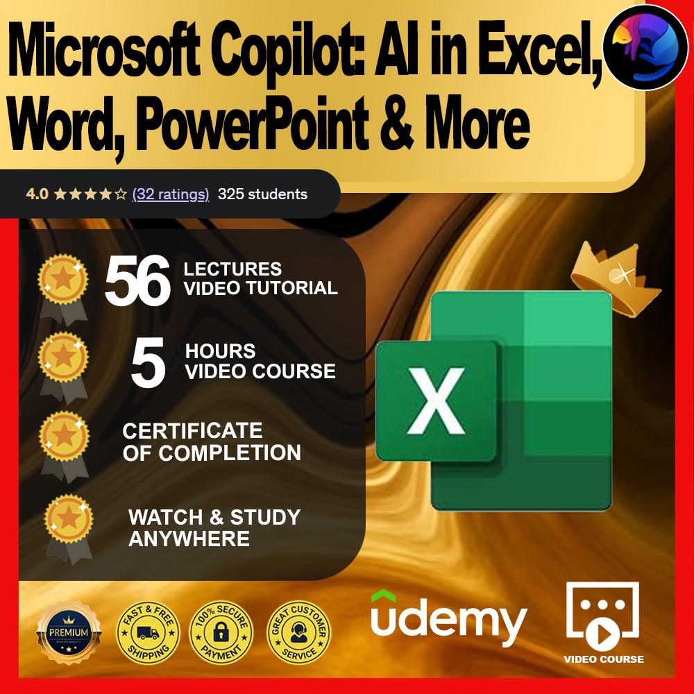 [Video Course]Microsoft Copilot: AI in Excel, Word, PowerPoint & More