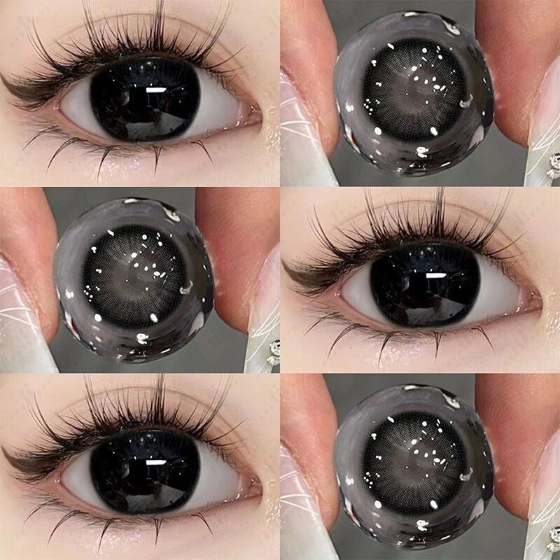 [Summer New Products] [Beauty Hot-selling Style] [Summer New Products] [Beauty Eye Favoring] [Summer New Products] [Beauty Eyes Favoring] Natural Beauty Cold-foaming Oolong Gray Color Eyes Hot-selling Contact Lens Freezing Point Cow