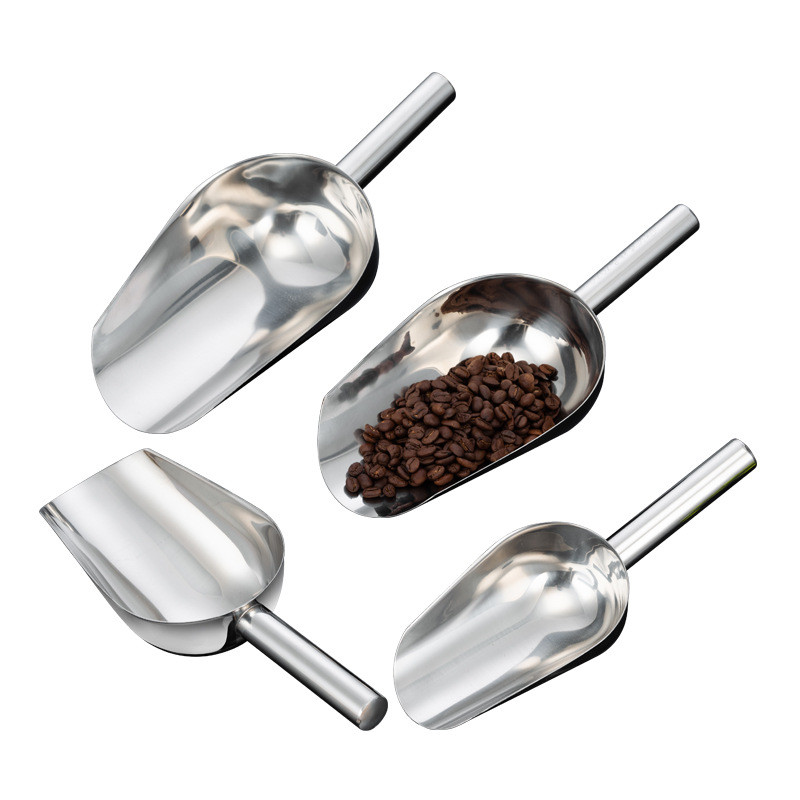 【MY Ready Stock】Ready Stock Stainless Steel Ice Scoop / Scoopers / Shovel Ais Cube / Senduk Ais Batu / Penyodok Ais