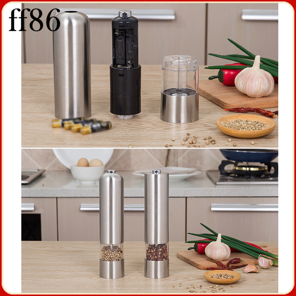 Electric Grinding Mill Spice Salt Automatic Pepper Grinder Kitchen Tools Ingredients Restaurants Home BBQ Herb Seasoning