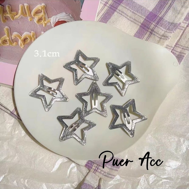 [Puer acc]Sweet and cute five-pointed star hairpin A445
