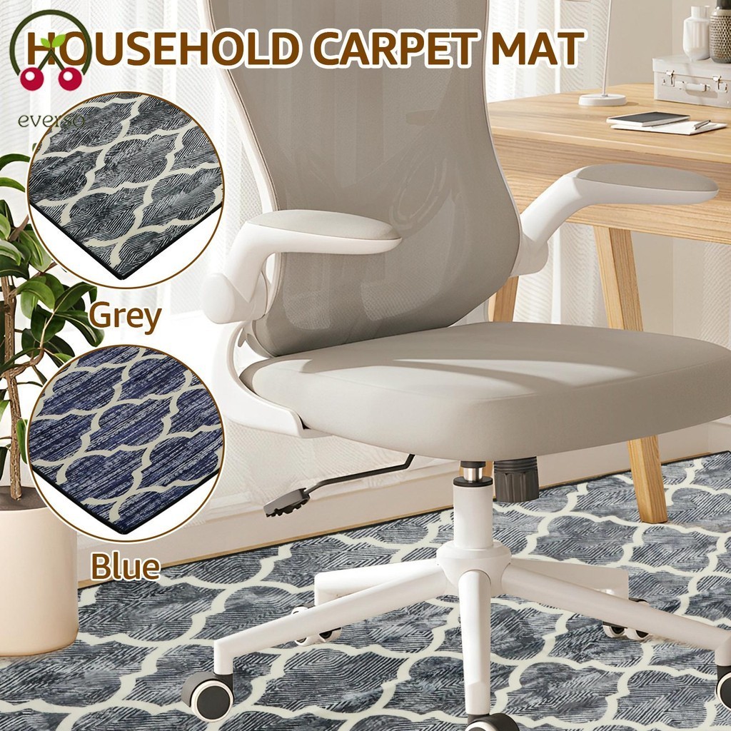 Chair Mat Anti Slip Office Chair Mat Decorative Rolling Chair Mat Handcrafted Floor Protector Sturdy Under Desk Rug for Office Home SHOPTKC7230