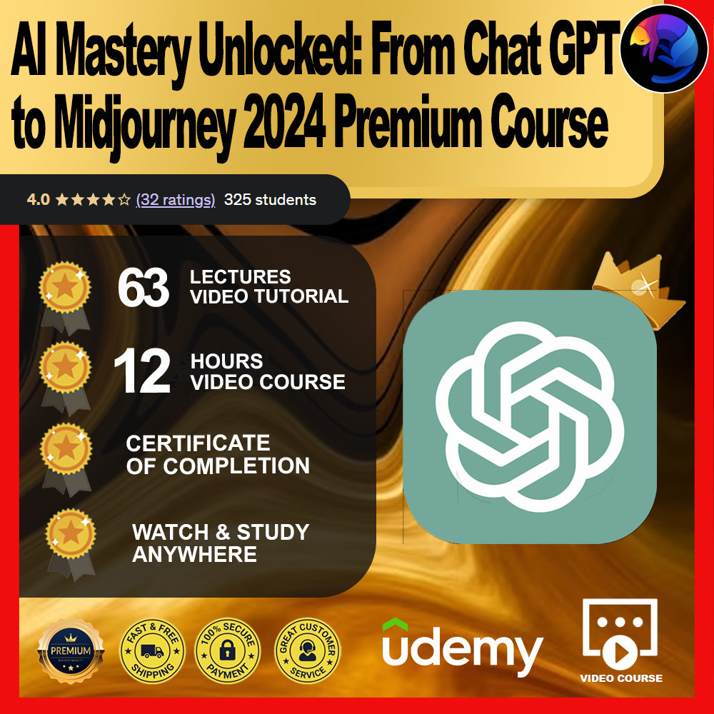 [Video Course] AI Mastery Unlocked: From Chat GPT to Midjourney & More