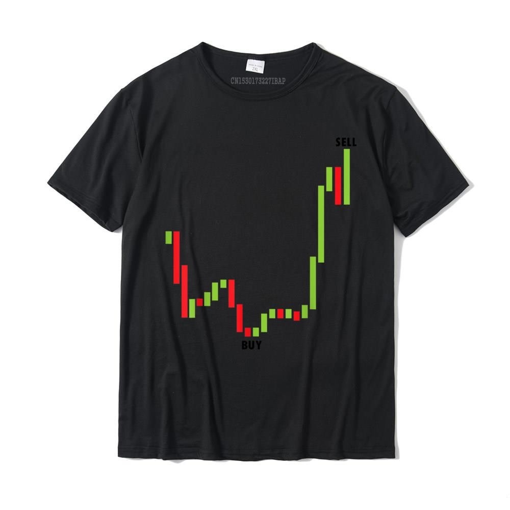 Stock Trading Buy Low Sell High Day Trading T-Shirt Cotton Men Tops T Shirt Crazy T Shirt Hip Hop Hip Hop