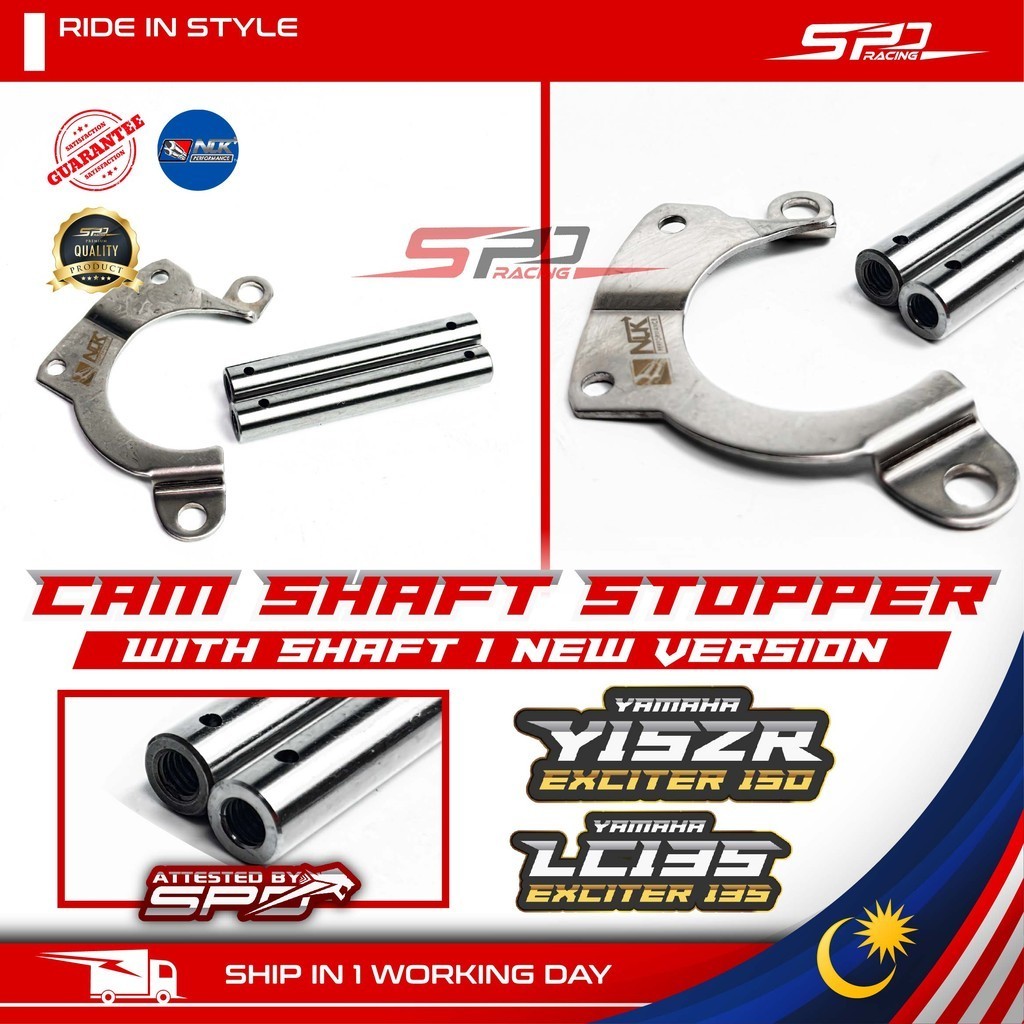 Y15 LC Cam Shaft Stopper With Shaft ( NEW VERSION ) NLK Performance For YAMAHA Y15ZR LC135