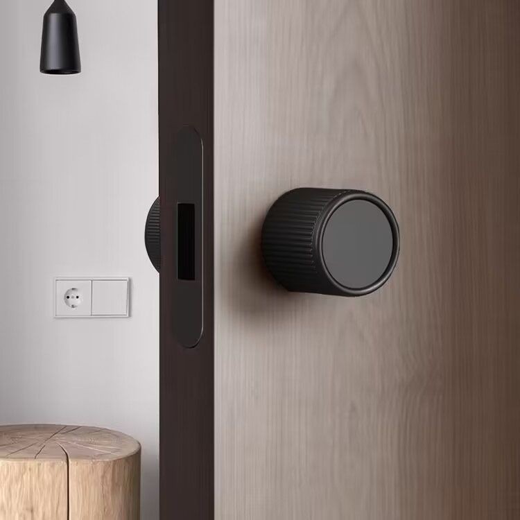Minimalist Bedroom Door Lock Indoor Room Door Wooden Door Simple Light Luxury Mute Magnetic Household Universal Door Handle