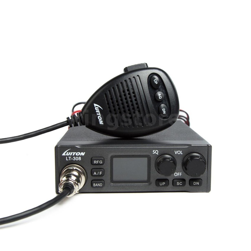 LT-308 High-Quality Shortwave CB Radio for Marine and Car Use Broad Frequency Range 27MHz-39MHz Superior Communication Distance 5km-10km Ideal for Fishing Ships and Expeditions