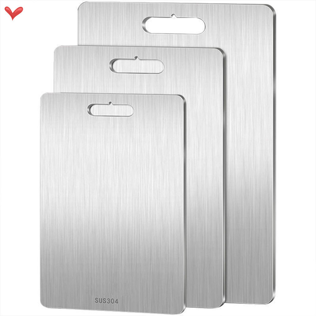 Titanium Cutting Board, tIma cutting board titanium, Stainless Non Stick Chopping Board, Countertop Non Slip, Dishwasher Safe Ideal, Perfect for Various Cooking Tasks CR1