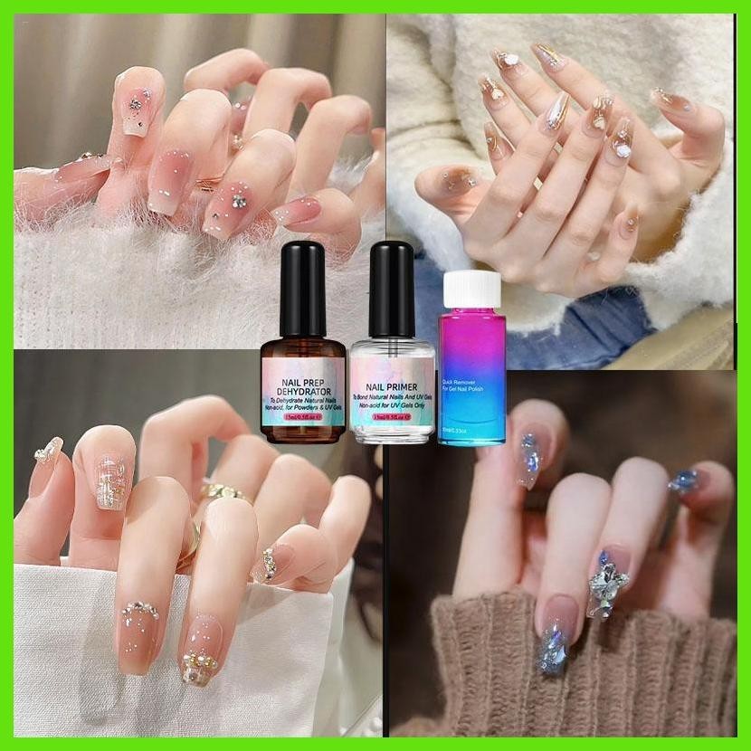 Nail Primer and Dehydrator Quick Dry Gel Nail Supplies Nail Dehydrator and Primer Safe Nail Accessories 