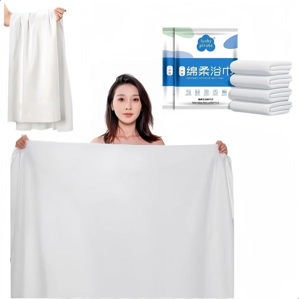70x140cm Extra Large Disposable Bath Towel Thickened Portable Travel Hiking Camping Road Trips Tuala Mandi Pakai Besar