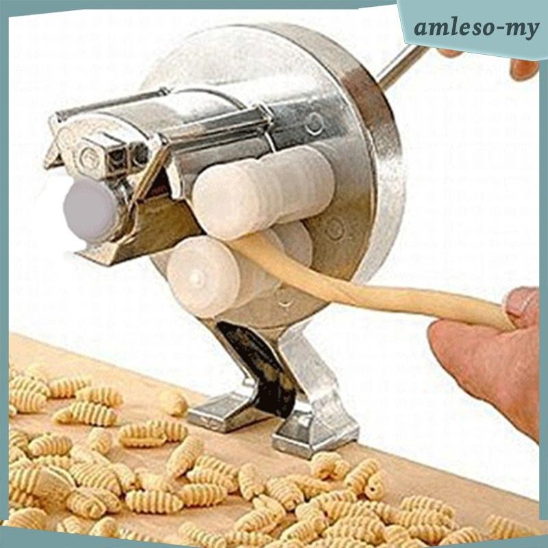 [AmlesoMY] Manual Kitchen Tools Aluminum Alloy Washable with Hand Crank Noodles Maker Attachments Gadget