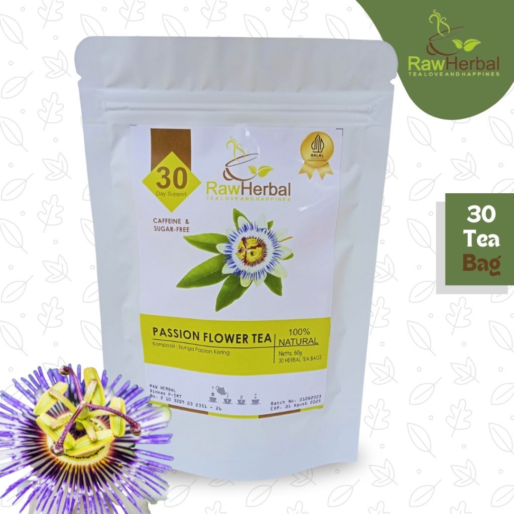 PASSION FLOWER TEA : SLEEP & RELAX (30 Tea Bag) -x1