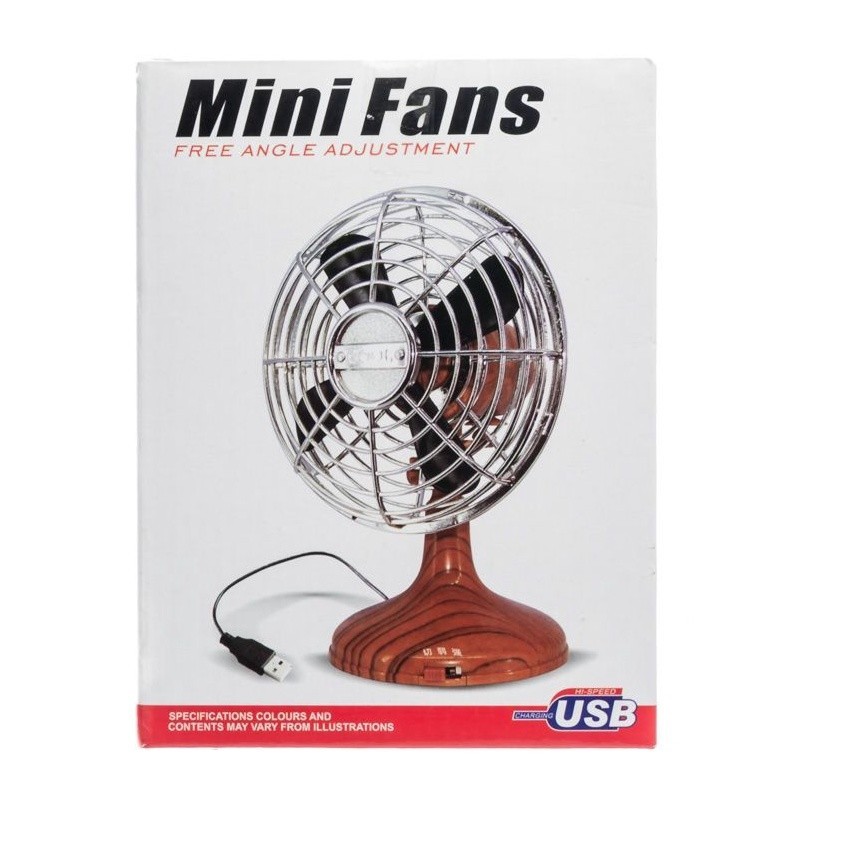 Ready Stock Mini USB Standing Portable Fan / Kipas Meja Belajar / Kipas Pelajar Asrama / Table FAN / Travel Fan
