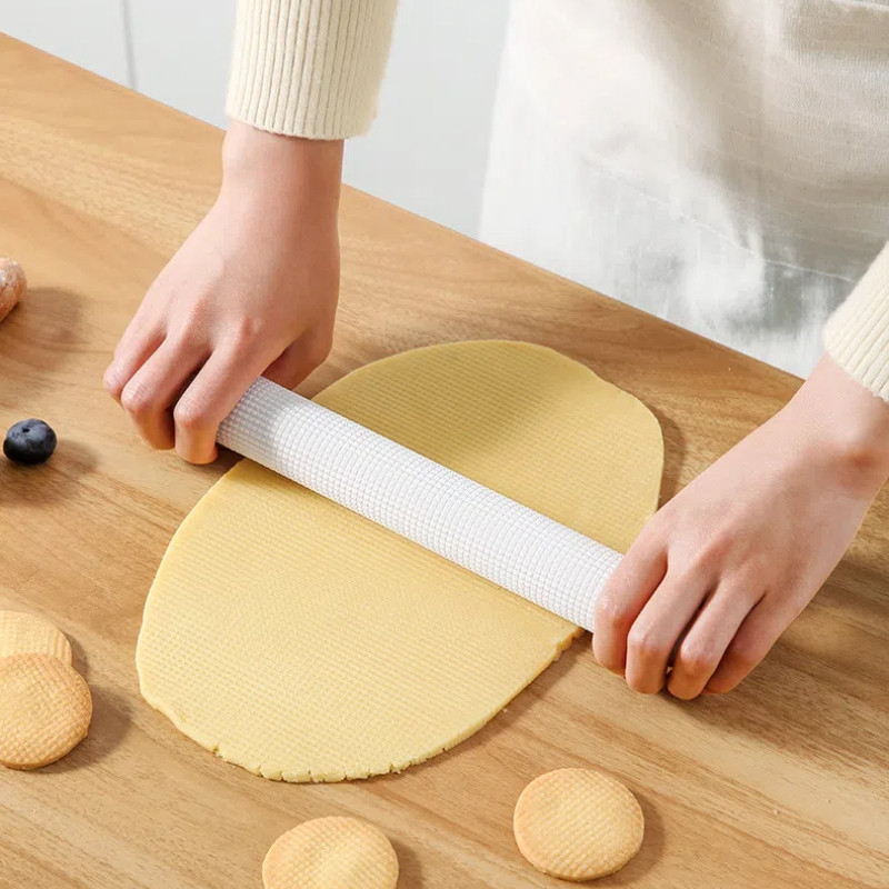 Non-Stick ABS Rolling Pin - Essential Tool for Fondant, Dough & Pastry Baking