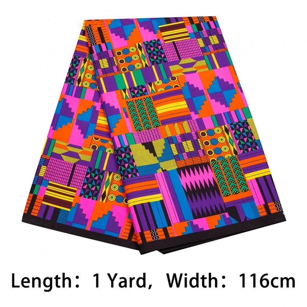 ⭐ Hot selling ⭐ Durable and Soft Polyester African Wax Fabric for DIY Craft and Textile Projects