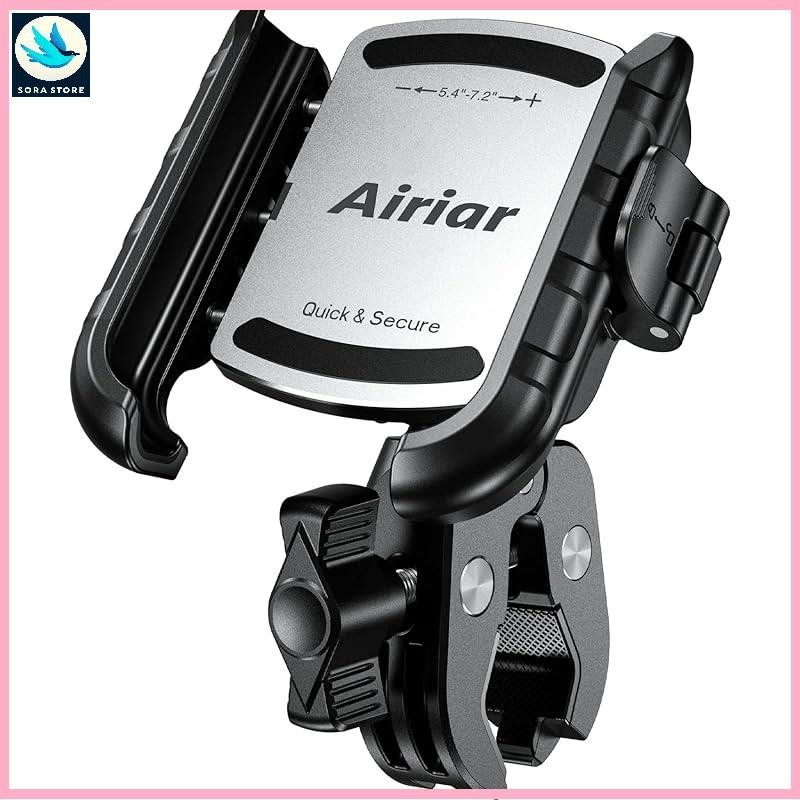 Airiar (Ailia) Bicycle Smartphone Holder Mobile Holder Smartphone Stand Bicycle Smartphone Holder Road Bike Cross Bike Bike Quick Power Grip AR-M8SP (Silver) Airiar (Ailia) Bicycle Smartphone Holder Mobile Holder Smartphone Stand Bicycle Smartphone Holder