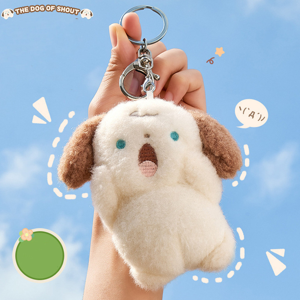 Tempura Fried Shrimp Shark Cat Plush Doll Keychain Cartoon Cute Mofusand Anime Hobby Backpack Pendant