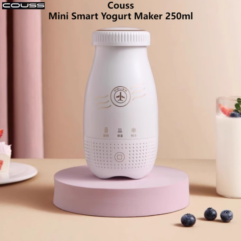 Couss Mini Smart Yogurt Maker 250ml Fully Automatic yogurt machine CY103 Refrigerated Household Portable Homemade Yogurt Gift Multifunctional Refrigeration