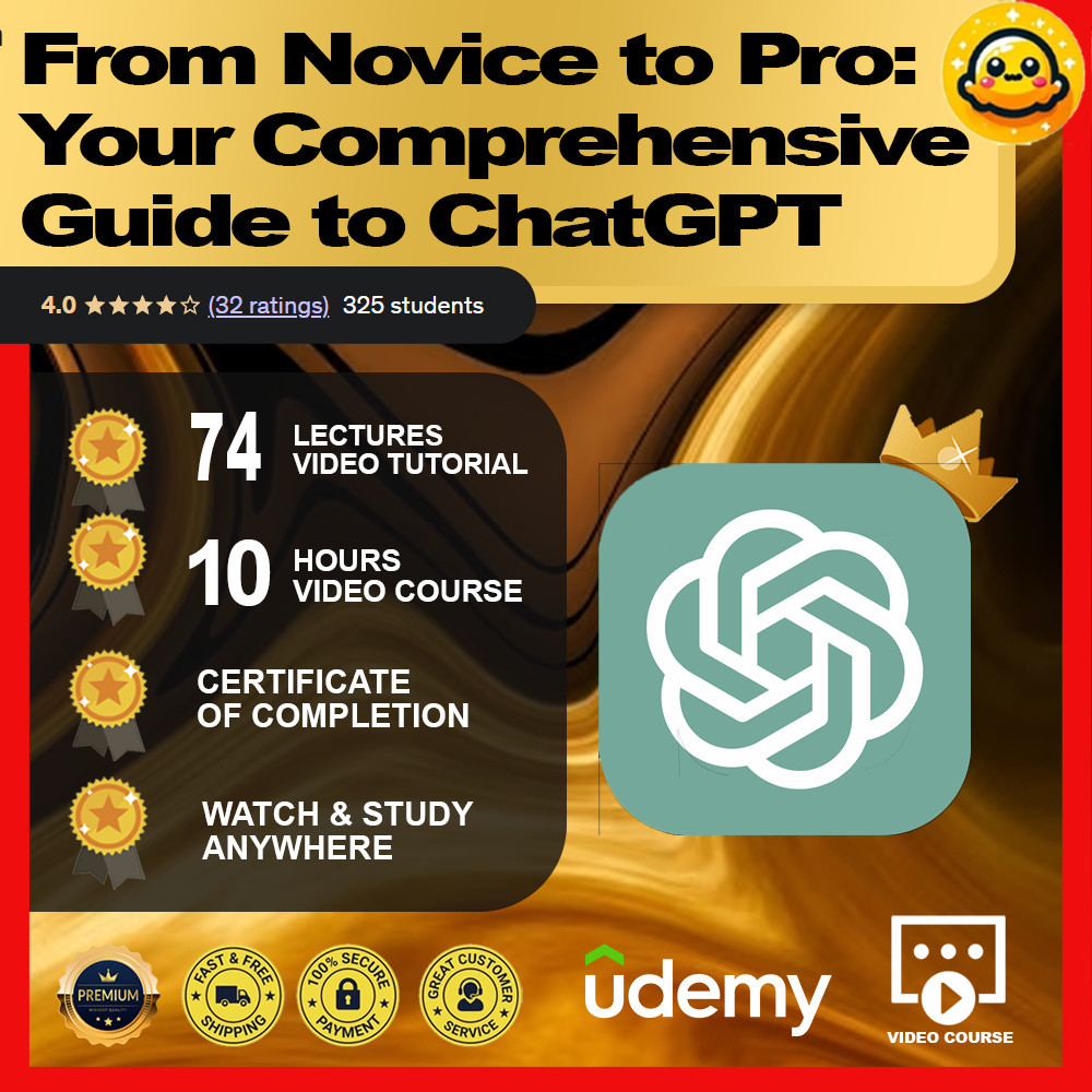 [Video Course]From Novice to Pro: Your Comprehensive Guide to ChatGPT
