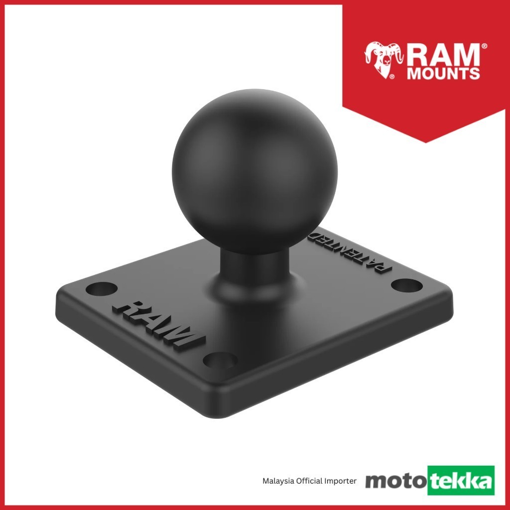 RAM Mounts Ball Adapter with AMPS Plate (RAM-B-347U)