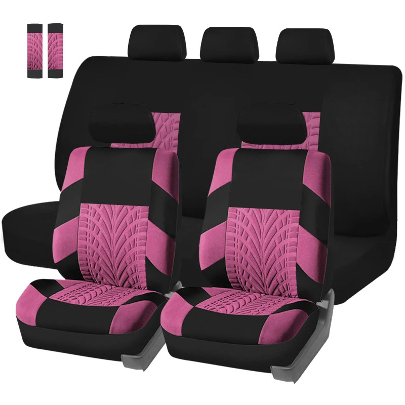 Autoking Universalcar Sport Seat Cover Set Accessories Interior Unisex Fit Most Car Suv Tracfront/rear Car Seat Cushionk Van