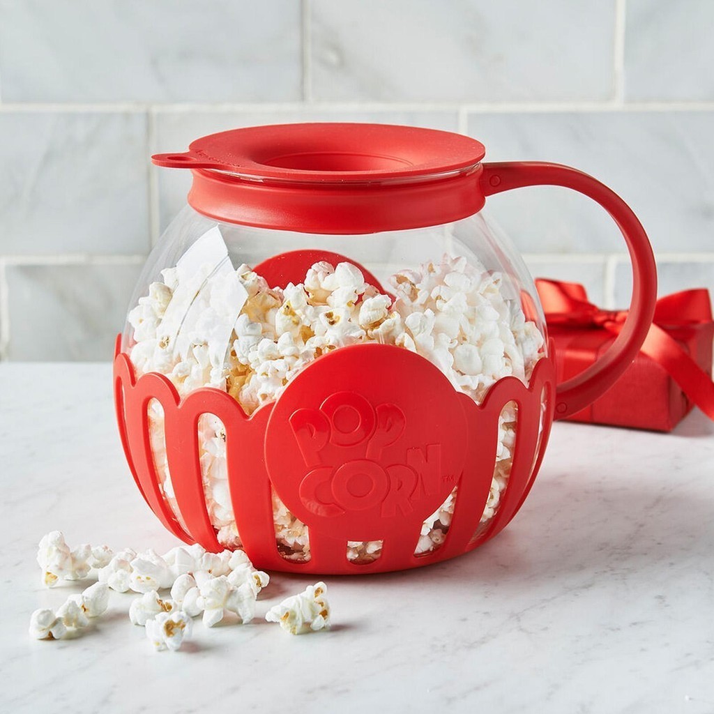 New Popcorn Machine Snack Popcorn Maker Popcorn Pot Air Poppers 2.25 Quart Borosilicate Glass Popcorn Bowl gelhmy gelhmy