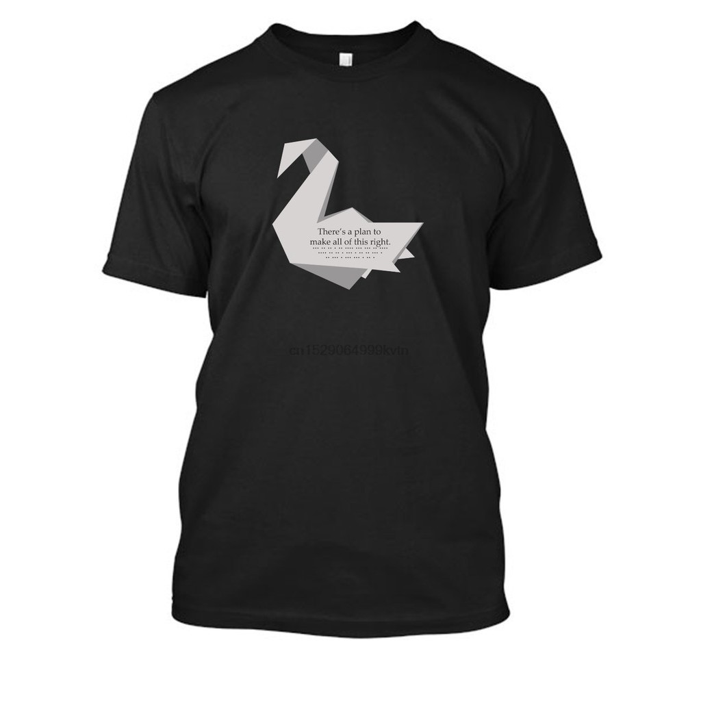 Prison Break Origami Swan Michael Scofield It Shirt Tee Shirt Tshirt 25 Colors Cartoon T Shirt Men Unisex New Fashion Tshirt