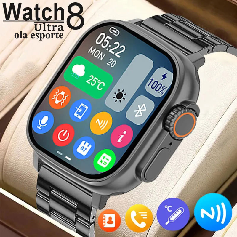 CLEC Ultra 2 Mens Smart Watch waterproof watch blood pressure heart rate Bluetooth call smartwatch XIAOMI