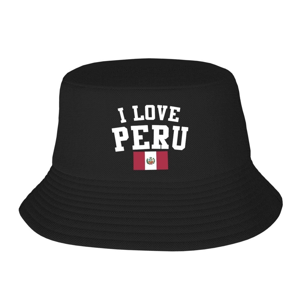 I Love Peru Collar Adult Fisherman's Hat