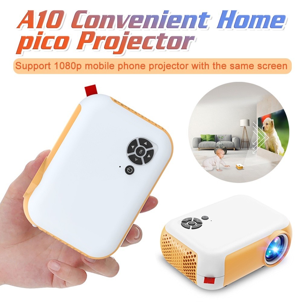 Mini Projector 4K A2000 Projector 1080P Portable Smartphone Connected WIFI LED Projector for Home Cinema