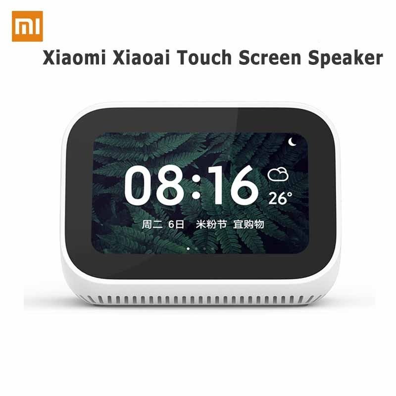 【In stock】xiaomimi Xiaoai touch screen speaker Xiao Ai smart Bluetooth AI robot speaker alarm clock control Bluetooth speaker gift Xiaomi love touch screen speaker Xiao-I smart blu