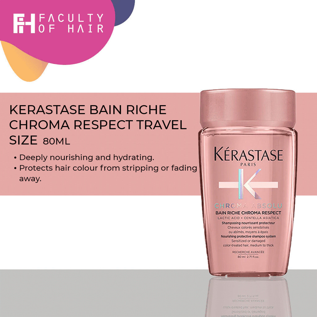 Kerastase Bain Riche Chroma Respect Shampoo Travel Size (80ml)