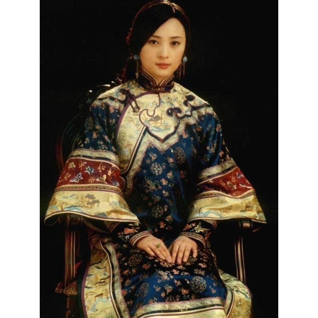 Same Style as Film and Television.Vintage.Antique Clothes.Stage Play Costume.Movie Performance Costume.Late Qing Dynasty Style Xiuhe Clothing Chinese Traditional Photo Studio Photo Costume Dignified Extravagant Young Grandma Costume