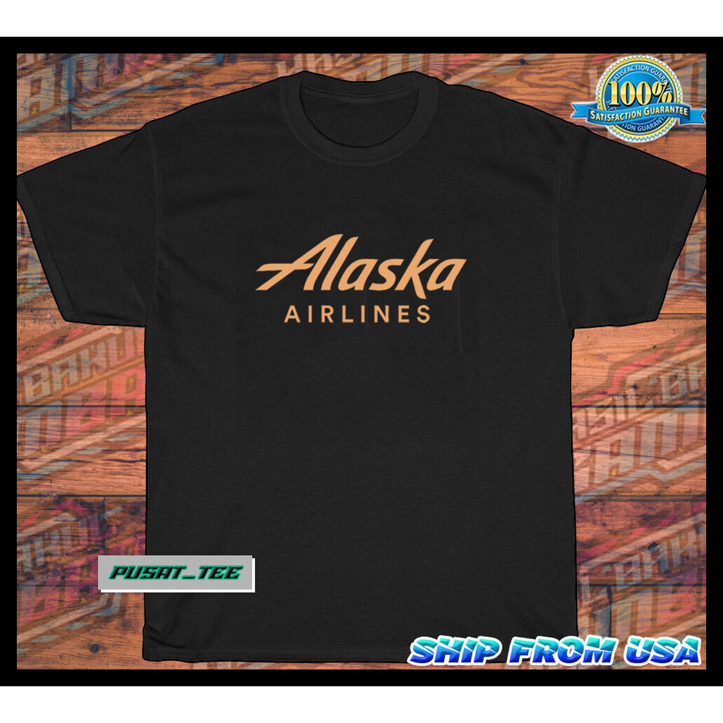 New Alaska Airlines Us Aviation American Funny Logo Mens Tshirt Size S5Xl