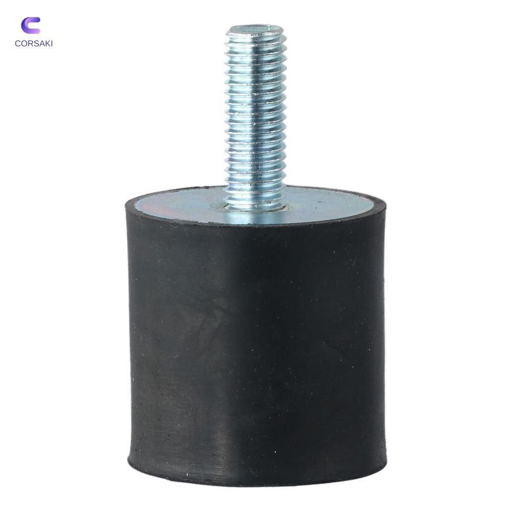 CORSAKI Rubber Mounts, Black M6 M8 M10 Thread Vibration Isolators, Useful Crash Pad Damper Boat Car