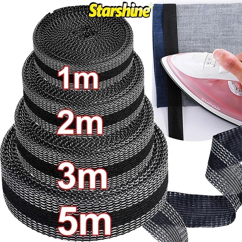 Self-Adhesive Blue Jeans Self Made Cut Short Fixed Stickers/ DIY Sewing Tools Edge Shorten Patches DIY No Sewing Fabric Fusing Tape Sewing Accessories