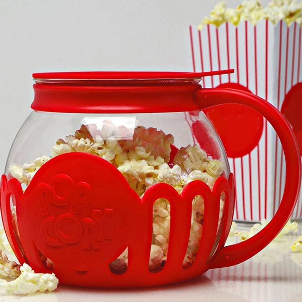 New Popcorn Machine Snack Popcorn Maker Popcorn Pot Air Poppers 2.25 Quart Borosilicate Glass Popcorn Bowl faotymy faotymy