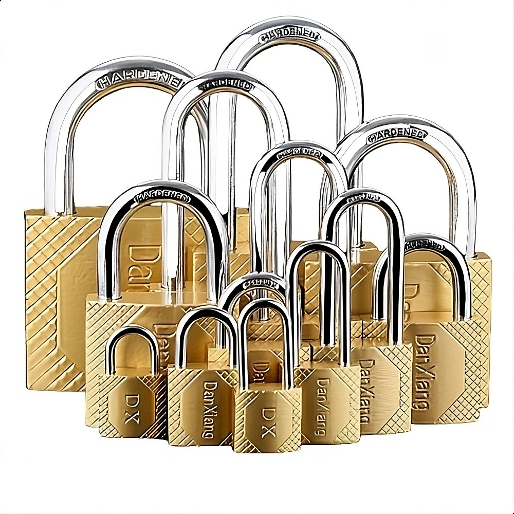 Heavy Duty Steel / Copper / Iron / Brass Padlock Security Lock Kunci Gembok 25mm 30mm 40mm 50mm 63mm / 铜锁头