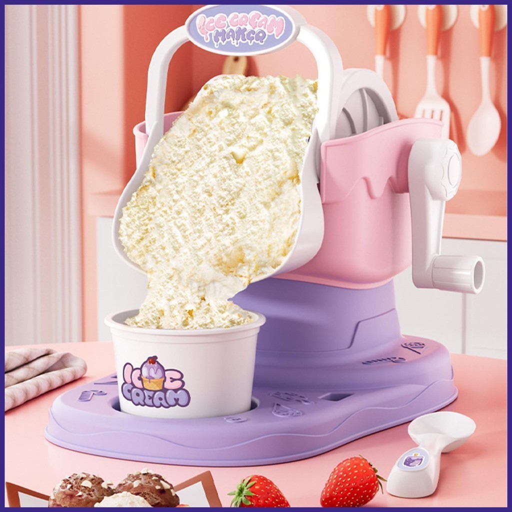 Ice Cream Maker For Kids Home Ice Cream Maker Manual Quick Results Simple Frozen Treat Maker Make Ice Cream Sorbet smbmy