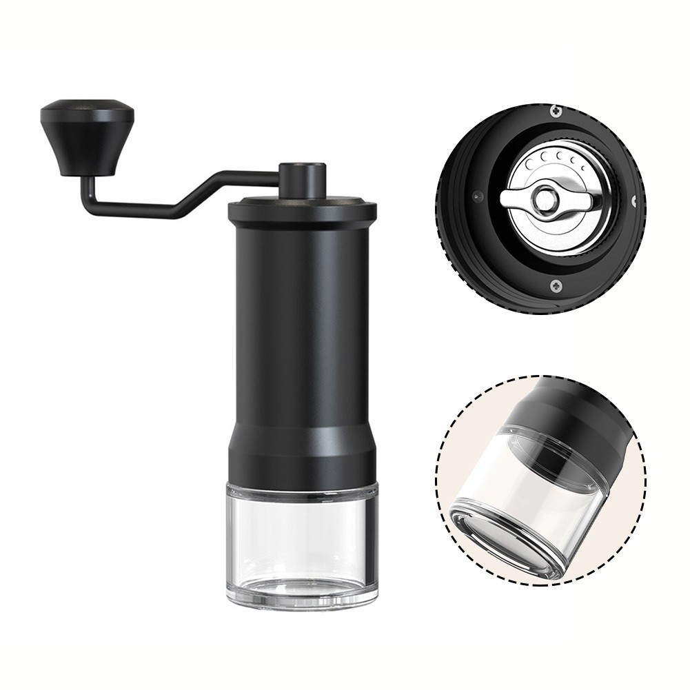 Hand Cranked Coffee Mill Manual Stainless Steel Grinder for Freshly Ground Beans