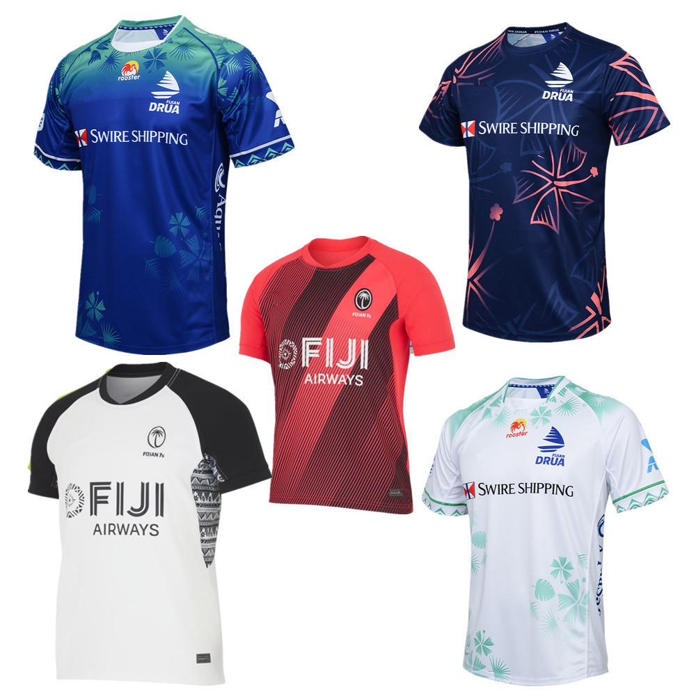 NEW 2024 fijian DRUA home away rugby jersey FLYING FIJIANS FIJI 7S Rugby shirt Alternate Shirt singlet